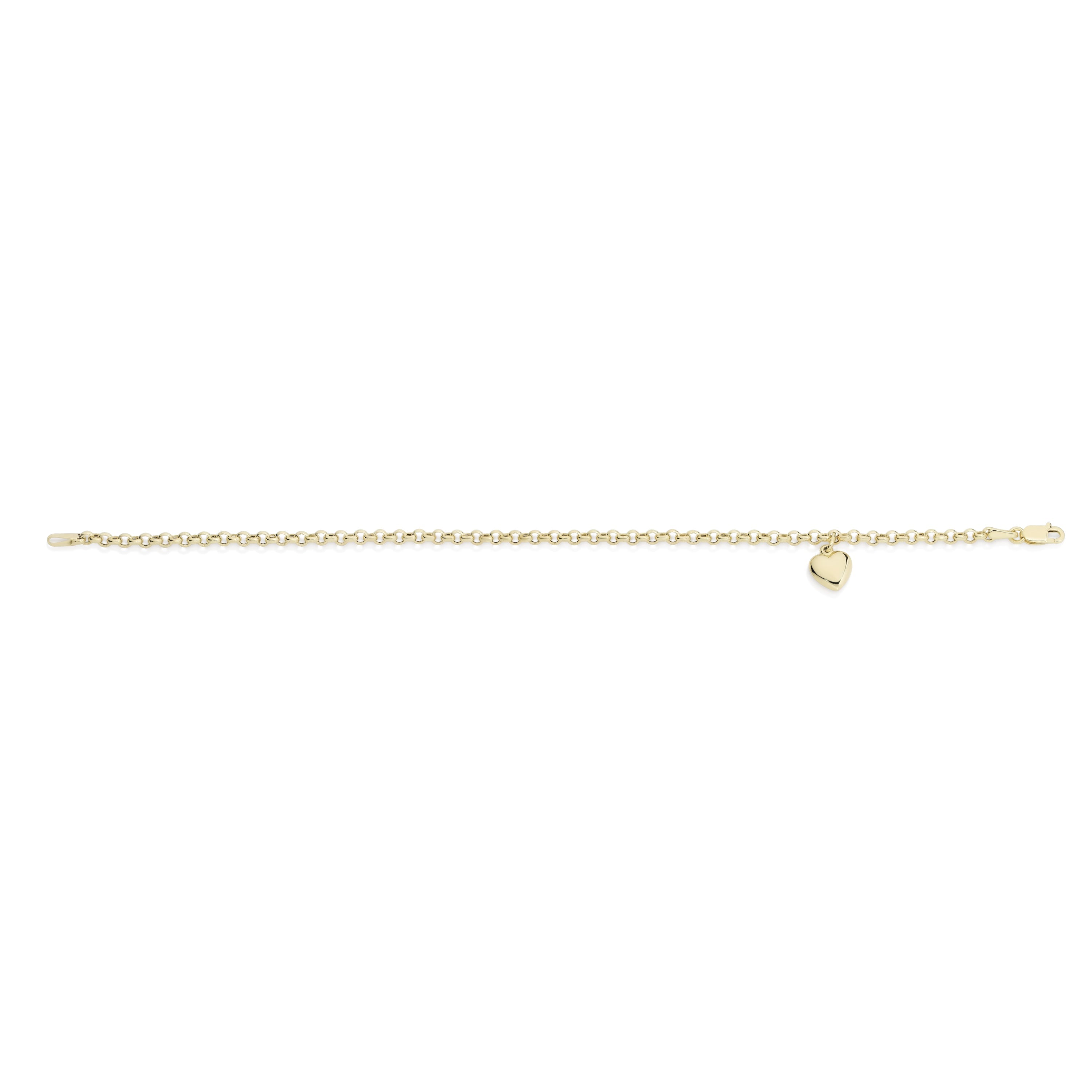 9ct gold charm bracelet