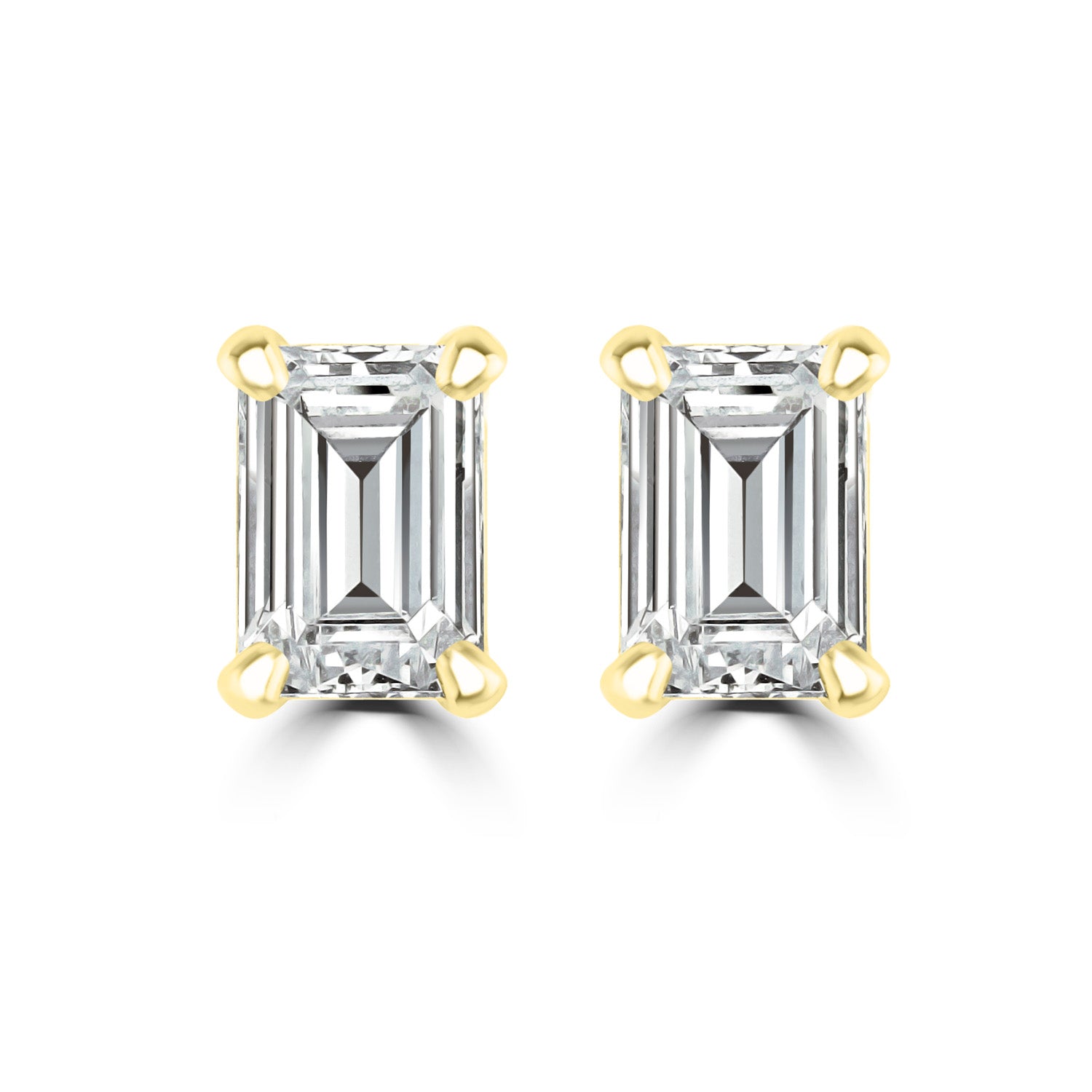 0.20ct HI I1 Diamond Earrings in 9ct Yellow Gold