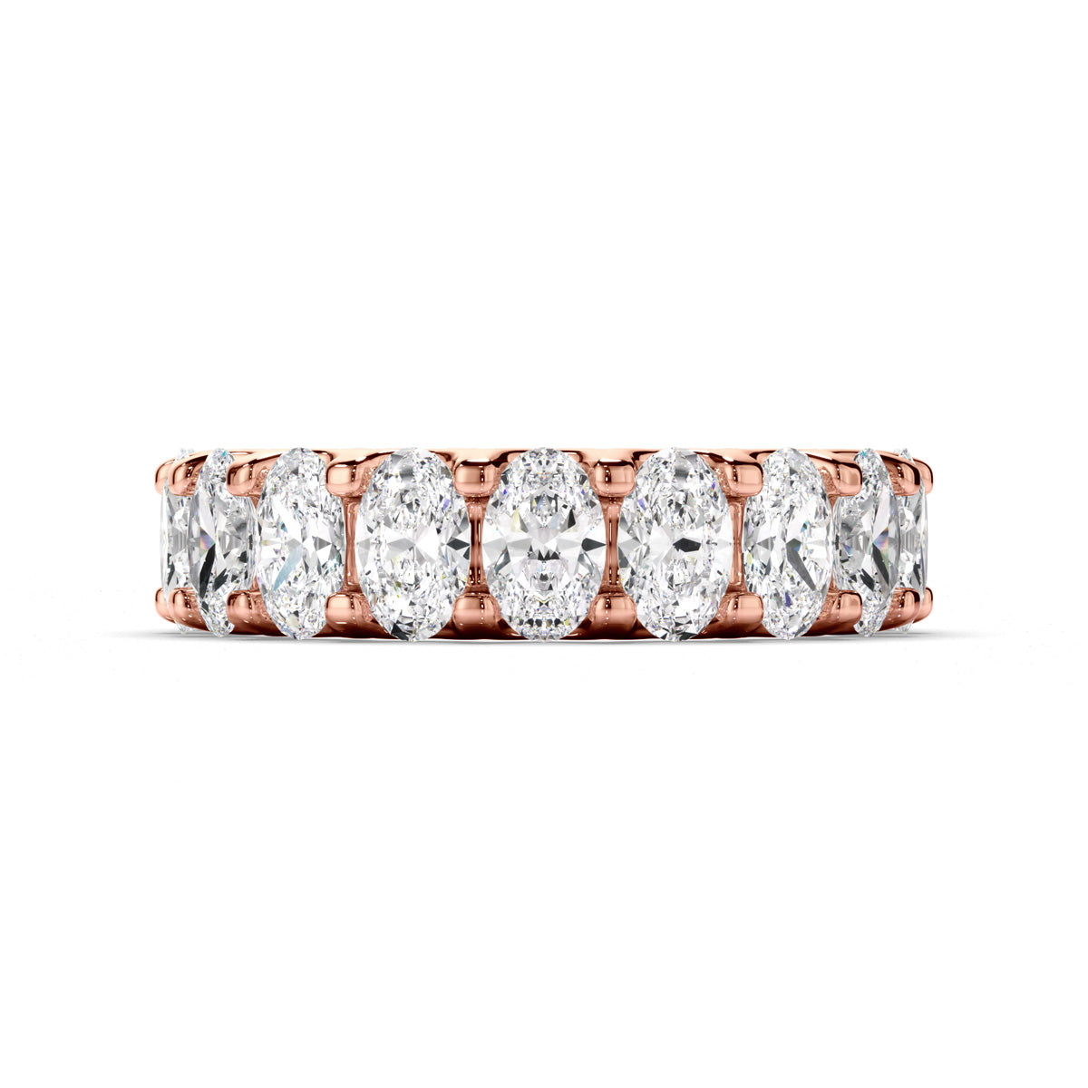 Oval Cut Diamond Anniversary Ring