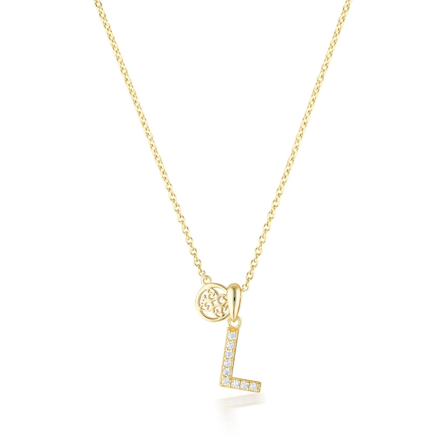 Georgini Luxury Letters L Initial Pendant Gold