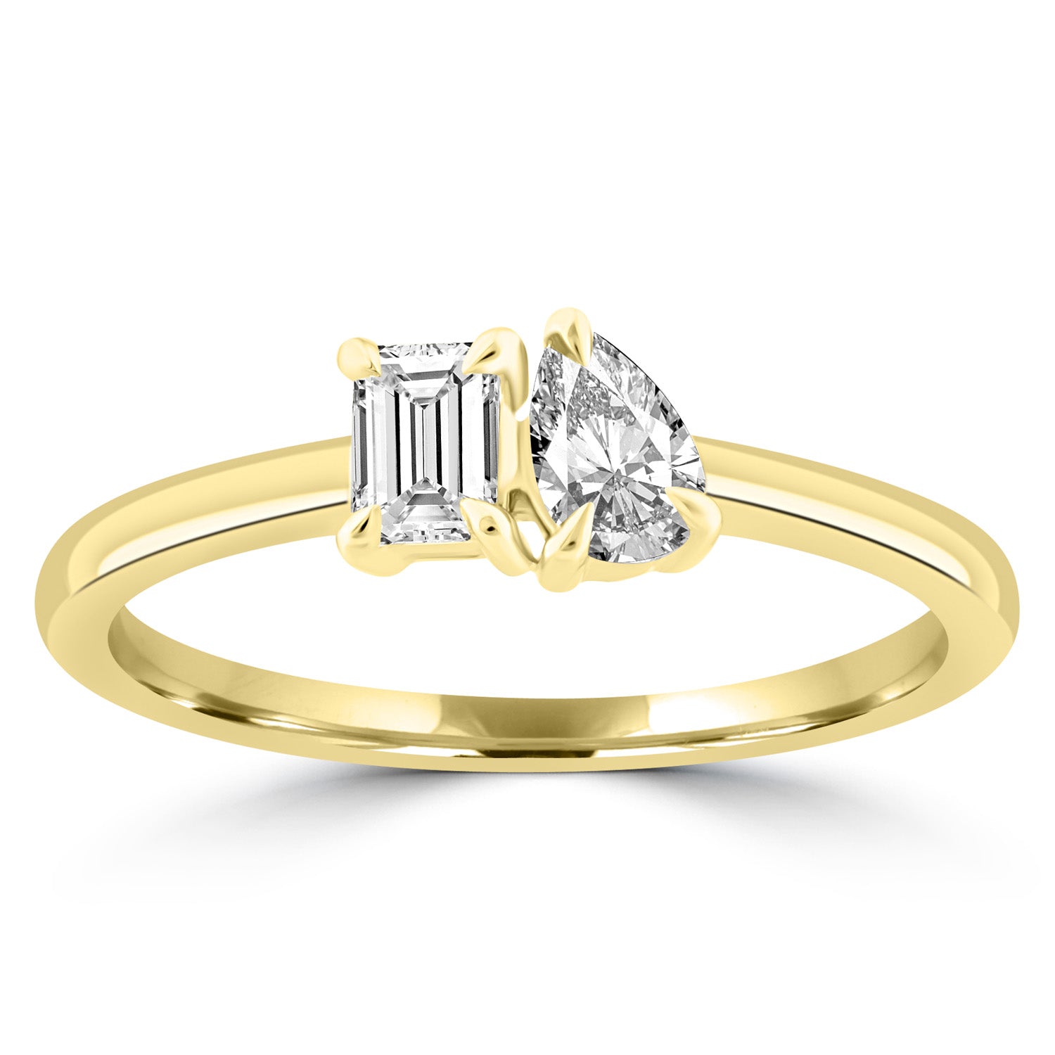 0.52ct HI I1 Diamond Ring in 9ct Yellow Gold