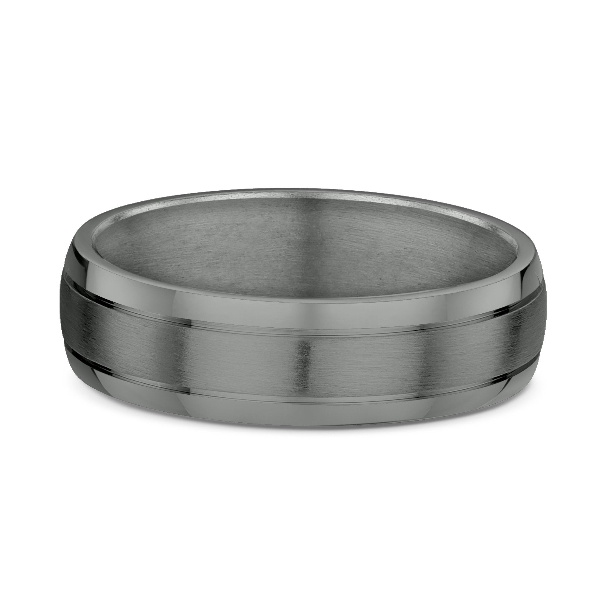 Tantalum Dark Grey Wedding Ring