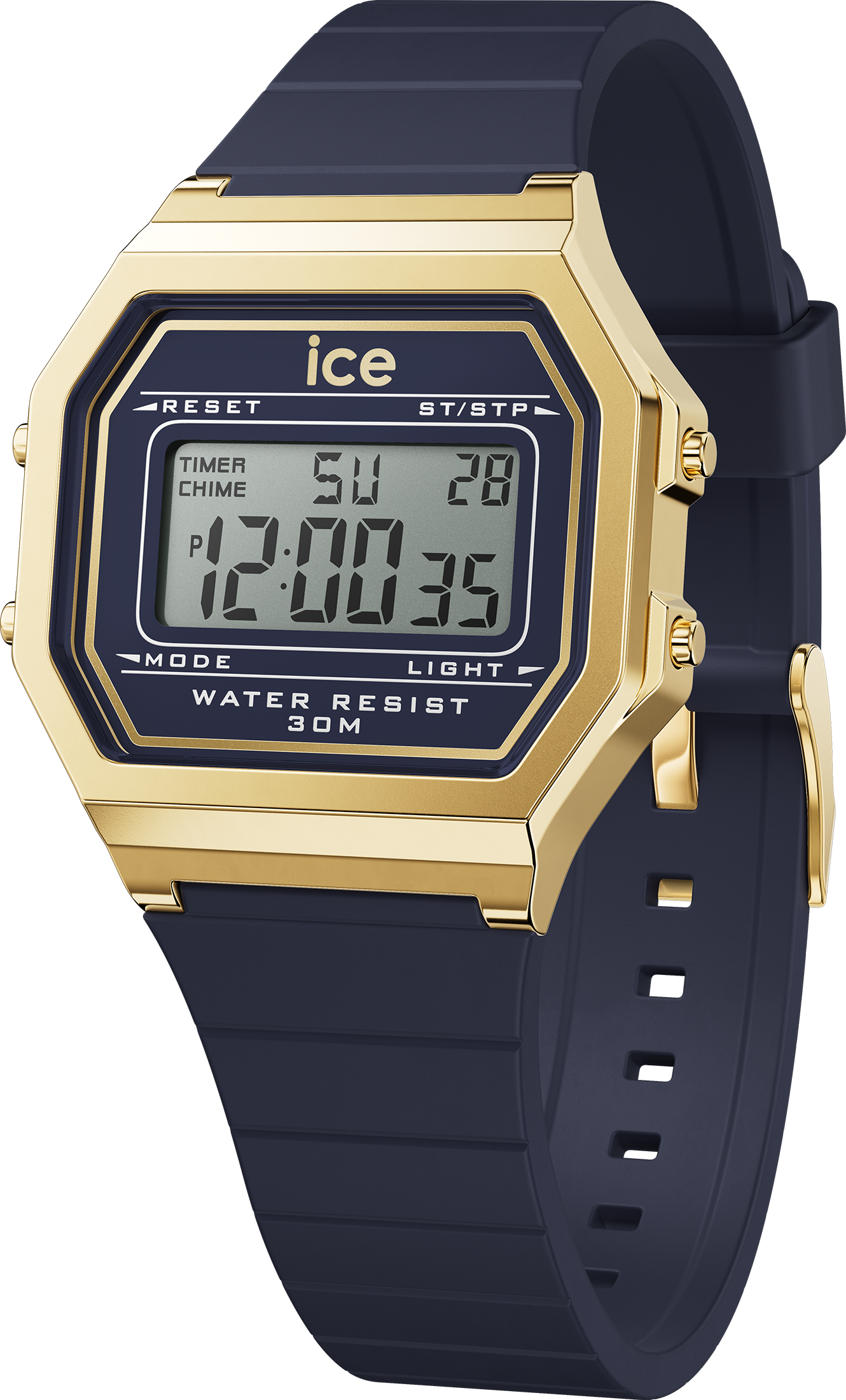 ICE digit retro - Twilight gold